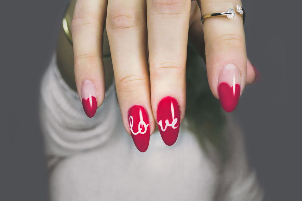 Finished nail design at N & Y Nail Spa, Buena Park
